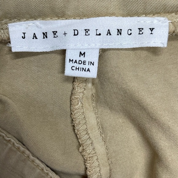 anthropology Jane + delancey womens paper bag pants sz medium Lyocell - Picture 2 of 12